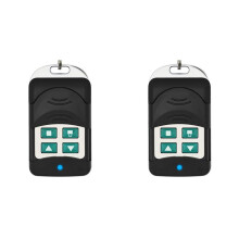 2X Neue Garagentor-Rollcode-Super-Metall-Vier-Tasten-Kopier-Funkfernbedienung 433 MHz Kopiersicherheitsschutz