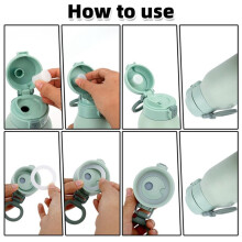 Set di Accessori per Scaldabiberon per da 500 Ml, Tappo In Silicone, Guarnizione e Anelli di Tenuta di Ricambio