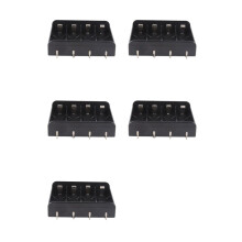 5 Stuks 4X21700 Batterijhouder Opbergdoos Case ABS Brandwerende Power Bank Gevallen Slot Batterijen Container met Granaatscherven