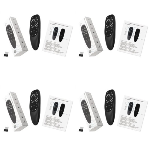 4X G10S Pro Remote Control for Android TV Box Voice Remote Control 2.4G Wireless Mouse Gyroscope IR Remote LED Backlight