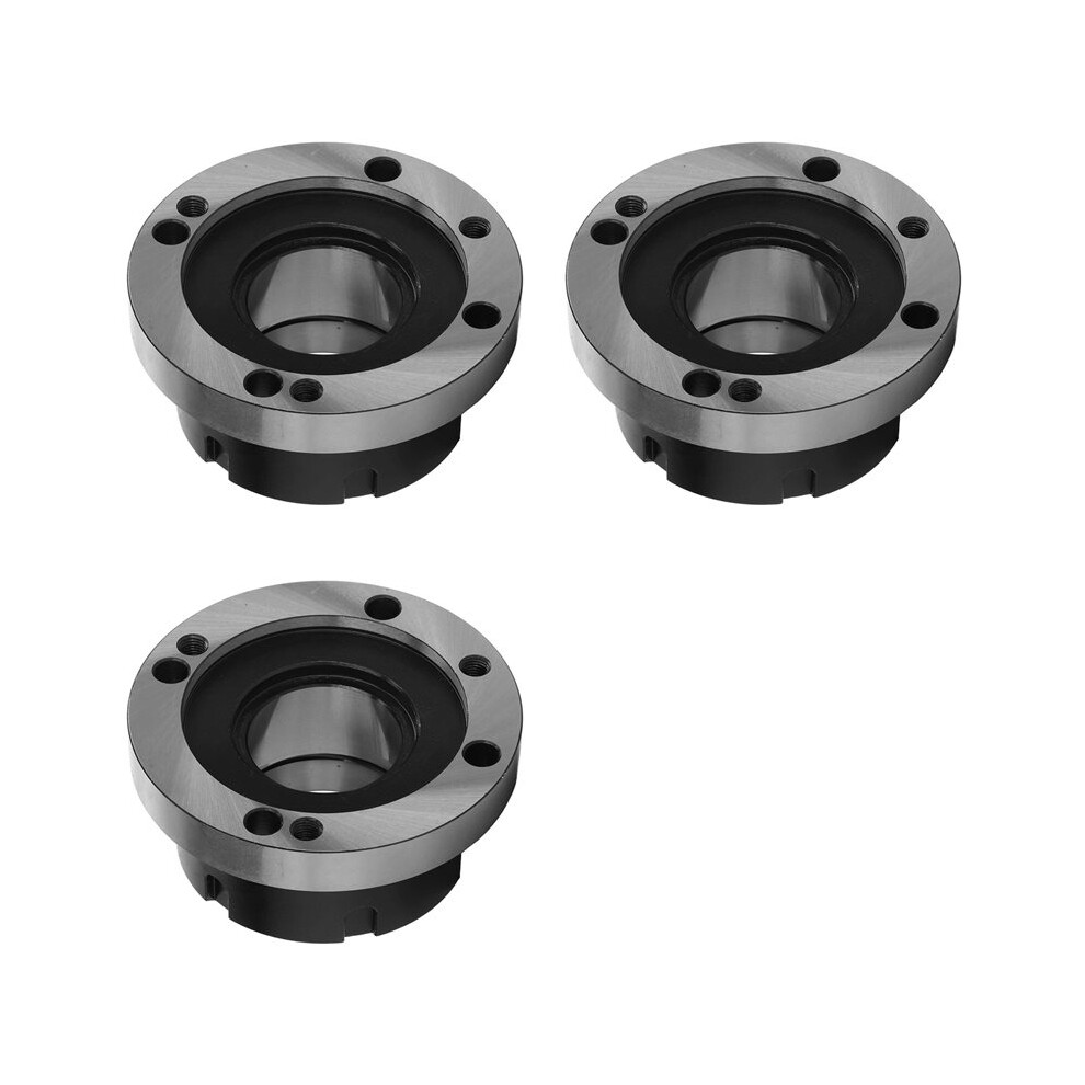 3X Lathe Collet Chuck, Carbon Steel 7 Holes Lock 0.005 Accuracy Er50 Collet Chuck Easy Removal For Milling Machine 6034214978651