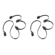 2X PCIe 6-Poliger Stecker auf 3 IDE-Stromversorgungskabel für Seasonic X-1050XM2 X-1250XM2 X-Serie - X-650 KM3 X-750 KM3 X-850 KM3 Netzteil