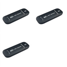 3X 4G WiFi Router USB Plug and LTE Hotspot with Stable Connection for to 10 Users Easy Micro-SIM Card Insertion