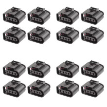 16pcs for 4B0973724 Car Ignition Coil Plug Connector Repair Kits Auto Harness Plug Terminal Removal Tool