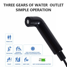 Inodoro Eléctrico Portátil con Manguera/Tanque de Agua para Viajes y Camping. el Sistema de Ducha de Higiene Personal Más Novedoso.