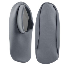 Castor Wrap for Feet Comfortable Castor Oil Foot Socks for Women Men, Gray
