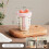 Double Wall Salad Cup Portable Leak Proof Oat Container with Fork Handle Drain Fruit Cup Cute Breakfast Cup Green 3