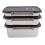 Stainless Steel Crisper Trio Set 13