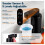 Electric Laundry Detergent Dispenser, Automatic Laundry Dispenser for Liquid Detergent, with Adapter,USB Recharg Black 3