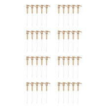 40 Stück Kaffee Milch Tee Spender Sirup Pumpe Schwarz FlüSsigkeit Spender für Torani Sirup 8Ml Saft Flasche Spender Pumpe