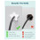 Kit de Passagem de Cabos para Starlink Wall Grommets de 5/8 Polegadas para Furos de 16 mm de Diâmetro, À Prova D'Água. A 3