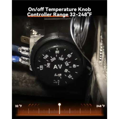 1set Adjustable Electric Radiator, Thermostat Controller ,  3-Pin Design Temperature Control Probe 1
