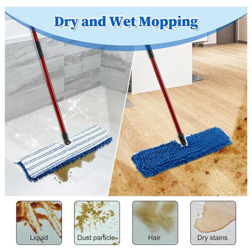 Mop Heads Replacements for O-Cedar Flip Mop,Spin Mop Replace Heads for All Floor Dry/Wet Use,Machine Washable 1