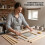 10pcs Clay Tools, Clay Rolling Pin Guides, Pottery Rolling Guide Pine Wood 10 Pieces, Assorted Thickness Set 5