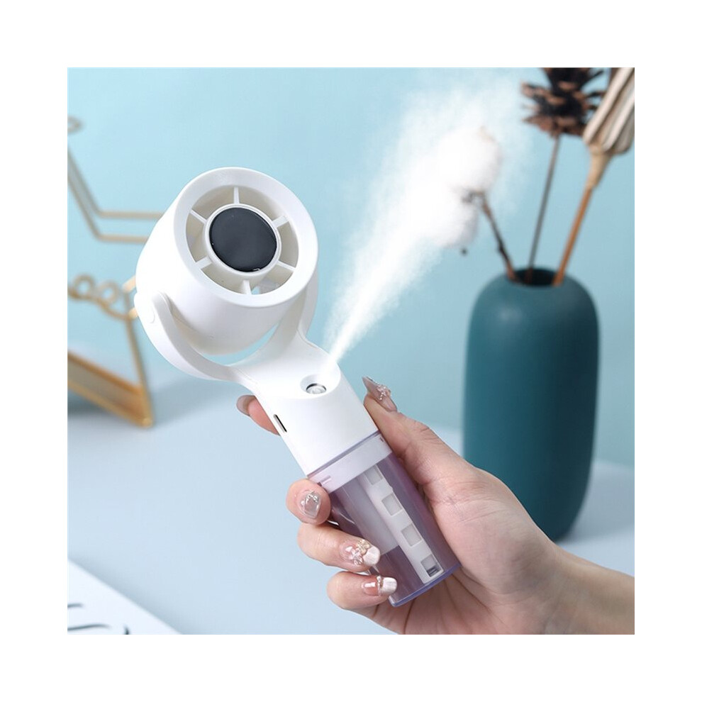 Photos - Other for Mobile Zandona Portable Handheld Mist Fan Cooling Tool for Outdoor and Dormitory Use White