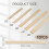 10pcs Clay Tools, Clay Rolling Pin Guides, Pottery Rolling Guide Pine Wood 10 Pieces, Assorted Thickness Set 7