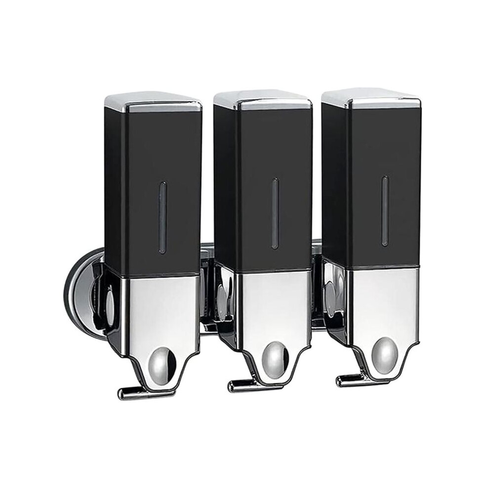 Saudism Bathroom Shower Soap Dispenser 1500Ml Refillable Convenient Space Saving Shampoos Container Wall Mount For Rv A