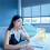 High Speed  Cooling Fan Portable USB Rechargeable Desk Fan Multi Function Handheld Wall for Kitchen Bedroom Green 6