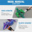 48PCS 3D Printer Tools Kit for 3D Printing Removing, Cleaning & Finishing with Deburring Tool, Files & More 6