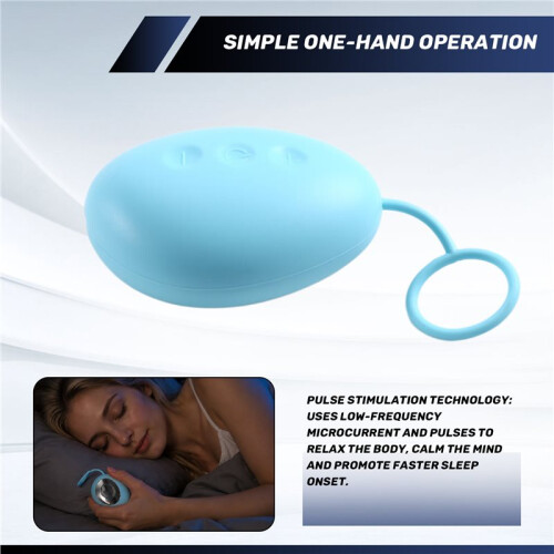 Handheld Microcurrent Sleep Aid Device with Pulse Stimulation for Anxiety Relief Insomnia Home Travel Use 2