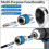 Tap Socket Set, 2PCS Tap Extractor Tool,Tap Sockets with A 3/8" Socket Adapter,for Taps, Reamers,Screw Extractors 5