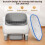 Cat Litter Box Liners Replacement Washable Fabric Pad for Automatic Litter Box Absorbent Waterproof Scratch-Resistant 5