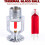 1set/10pcs Fire Sprinkler  - Copper Chrome, 1/2" NPT 155(68C) Pendent Type Spray, K80 Fast Response Automatic 5