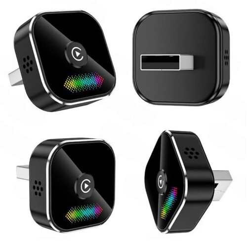 2in1 Wireless Carplay Android AUTO BT5.0  AI Box USB Adapter Verkabelt zu Wireless Carplay Umschaltbar Android/IOS Sys 1