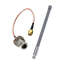 Meshtastic LoRa Antenna Hotspot Outdoor N Male Omni Fiberglass Long-Distance Receiving 50W Antenna 35cm +SMA 868MHz