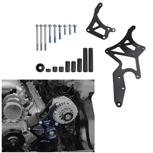 LS Engine Serpentine Alternator Bracket & Power Steering Pump Swap Conversion for  LS1 LS2 LS3 LS6 LS7 Engines 1