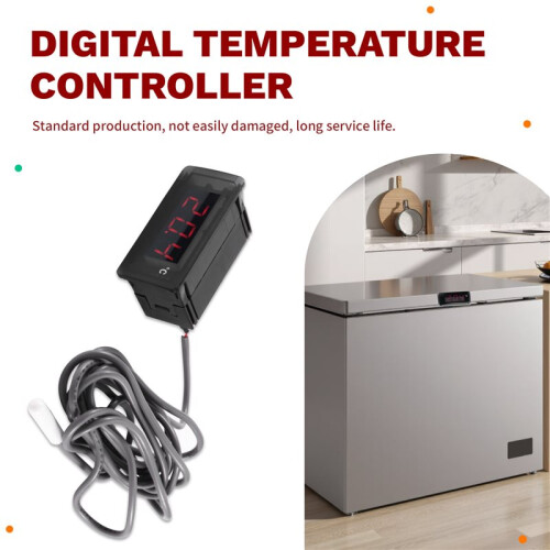 TPM-910 Embedded Temperature Display Panel for Refrigerators Intelligent High-Precision Probe Digital Display 2