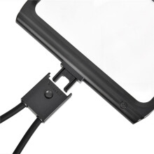 Hanging Neck Type Hand-Held Stand for Reading and Reading Newspapers for Elderly, Hand-Held Desktop Large Screen, W/LED