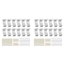 Vloerreparatieset, Geen Piepgeluiden Meer, Elimineert Vloerpiepjes, Past op de Meeste Hardhouten Tapijtvloeren, voor Vaste Vloeren, 24 Stuks