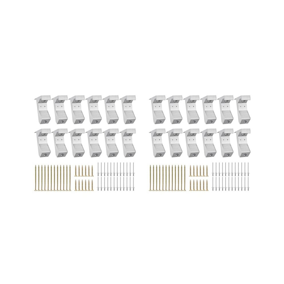 Floor Repair Kit, No More Squeaks Kit Eliminates Floor Squeaks, Fits Most Carpet Hardwood Floors, For Fix Flooring,24Pcs 4711123750678
