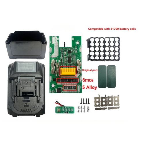 15Core Battery Storage Box Case for  21700 Protection Circuit Board+Light Panel for  Replacement Parts 2