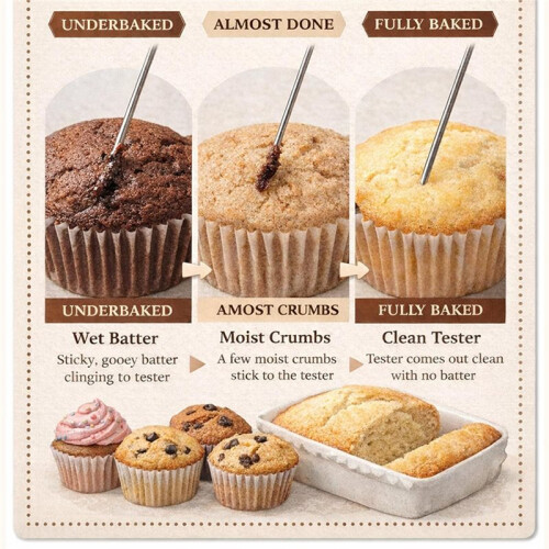 Cake Tester Set, 3-Pack Stainless Steel Baking Testers with Storage Case 1