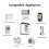 Prise Intelligente avec Thermostat Programmable, Télécommande, Interrupteur D'Alimentation, Application de Contrôle, Commande Vocale, Prise 5