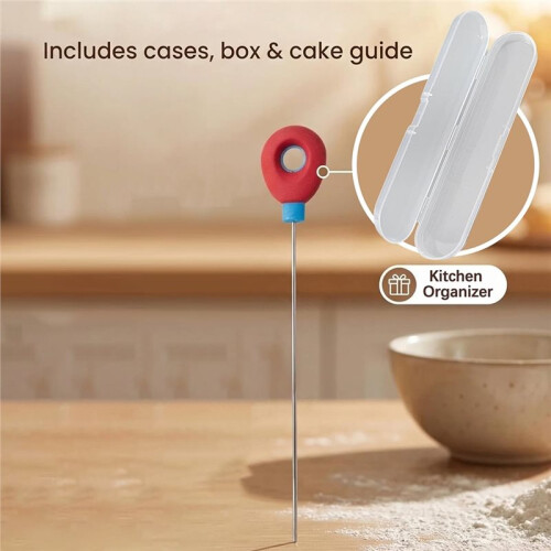 Cake Tester Set, 3-Pack Stainless Steel Baking Testers with Storage Case 2