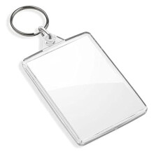 Acrylic Photo Keychains - Clear Double-Sided Frames for Personalized Gifts, Crafts & Promotions