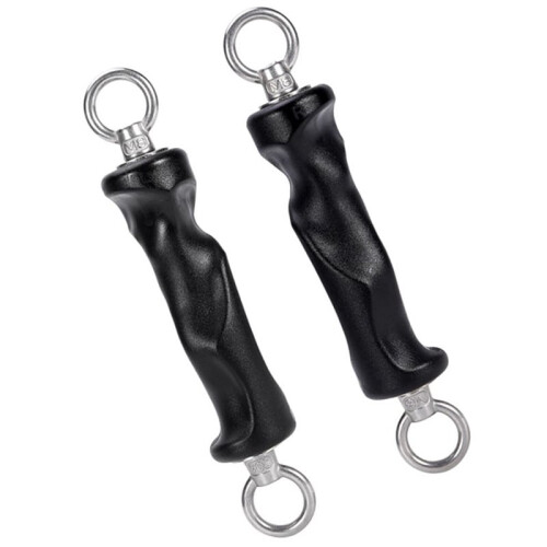 Tricep Pull Down Grips for Fitness Cable Machine - Non Slip Rubber Grip Accessories 1
