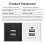 Module de Prise de Bureau 5V 2,1A avec Double Prise USB et Indicateur LED Intégré, Module de Charge Double USB Blanc 7