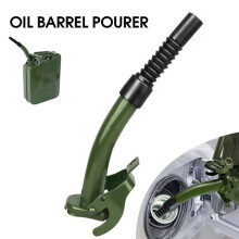 Jerry Can Spout Fuel Nozzle Metal Rubber Jerry Gerry Can Pouring Spout Flexible Nozzle Petrol Fuel Seal Ring Petrol Can