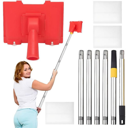 Paint  Trimmer with Pads Adjustable Paint Edger Tool Kit with Extension Pole  Painting Flat Edging Tools 2