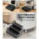 Adjustable 3 Steps Litter Box Ramp with Filter Function,Detachable Litter Trapper,Easy Clean Cat Litter Stair 5