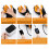 Hand Training Robot Gloves - USB Plastic Finger Function Training Equipment for Hand Exercises Gloves Workout Size XL 6