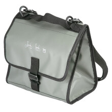 Bolsa para Manillar de Bicicleta, Plegable, de Liberación Rápida, Cesta Delantera para Bicicleta, Bolsa Aislante Impermeable con Forma de Nariz de