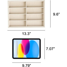 Two Row Eight Grid Glasses Storage Box, Sunglasses Display Box, Suitable for Glasses Storage, Simple and Elegant