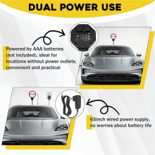 1pc Garage Parking Sensor&Garage Parking Aid with LED Stop Light,Adjustable Ultrasonic Park Assistant EU Plug