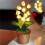 Handgehäkelte Maiglöckchen-Topfblume Aus Baumwollseil 6