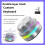 Volume Control Knob 2.4G  USB C Wired Multimedia Controller Knob with RGB Light 6